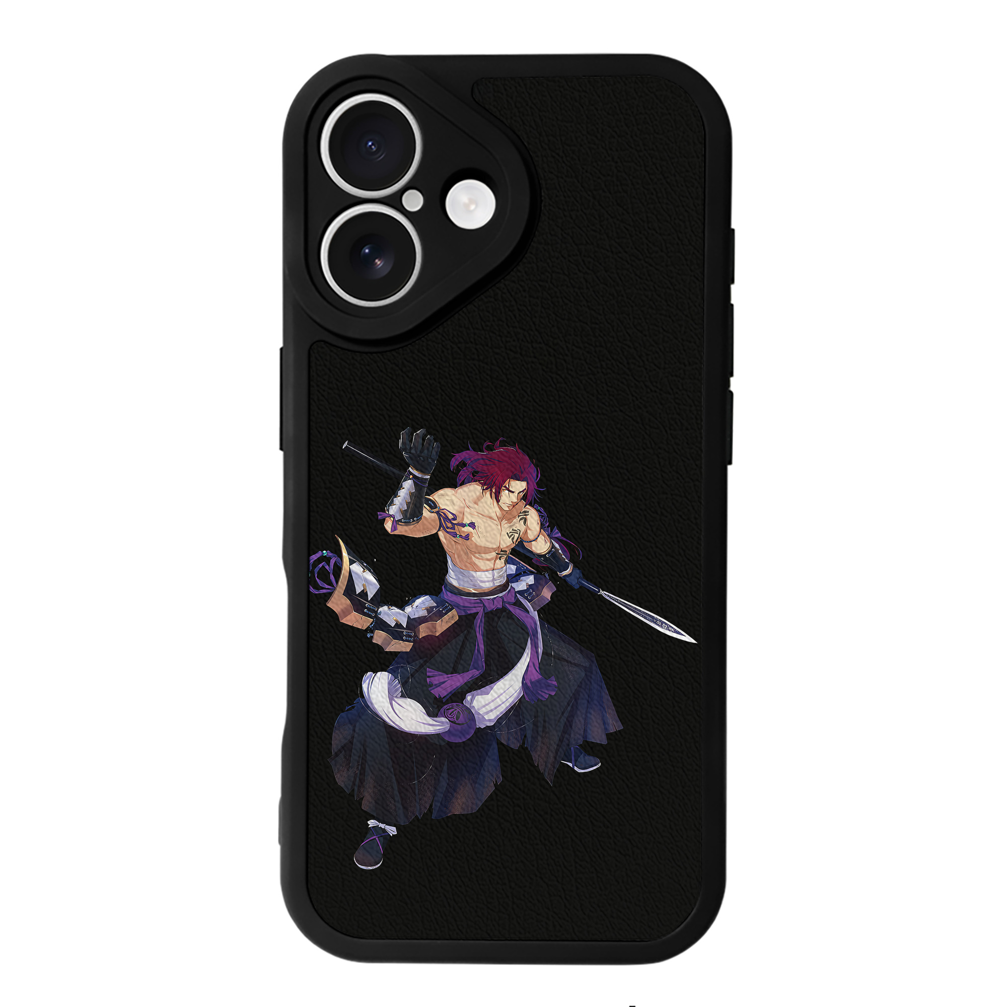 （画像用） 刀剣乱舞 Touken Ranbu 【iPhone 16シリーズ対応】シリコンスマホケース（レザー調） 材質：シリコン